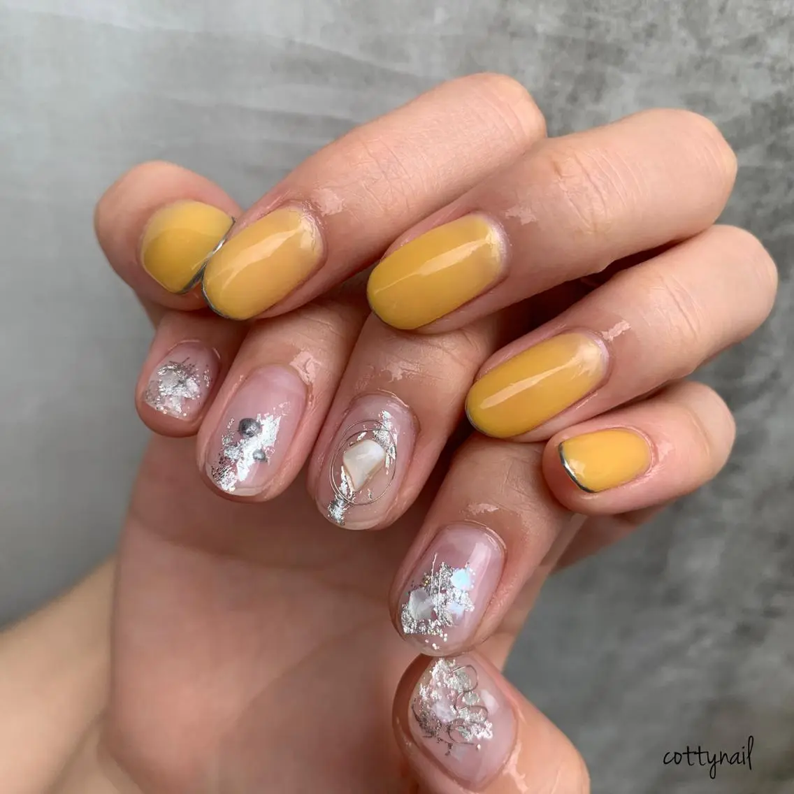 ネイル ジェルネイル ニュアンスネイル 夏ネイル cottynail -miki-のその他イメージ