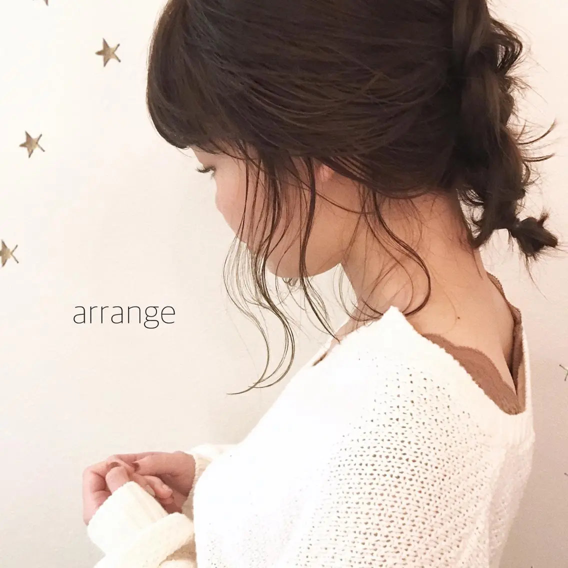 ミディアム ヘアアレンジ 市川 千夏のヘアスタイル
