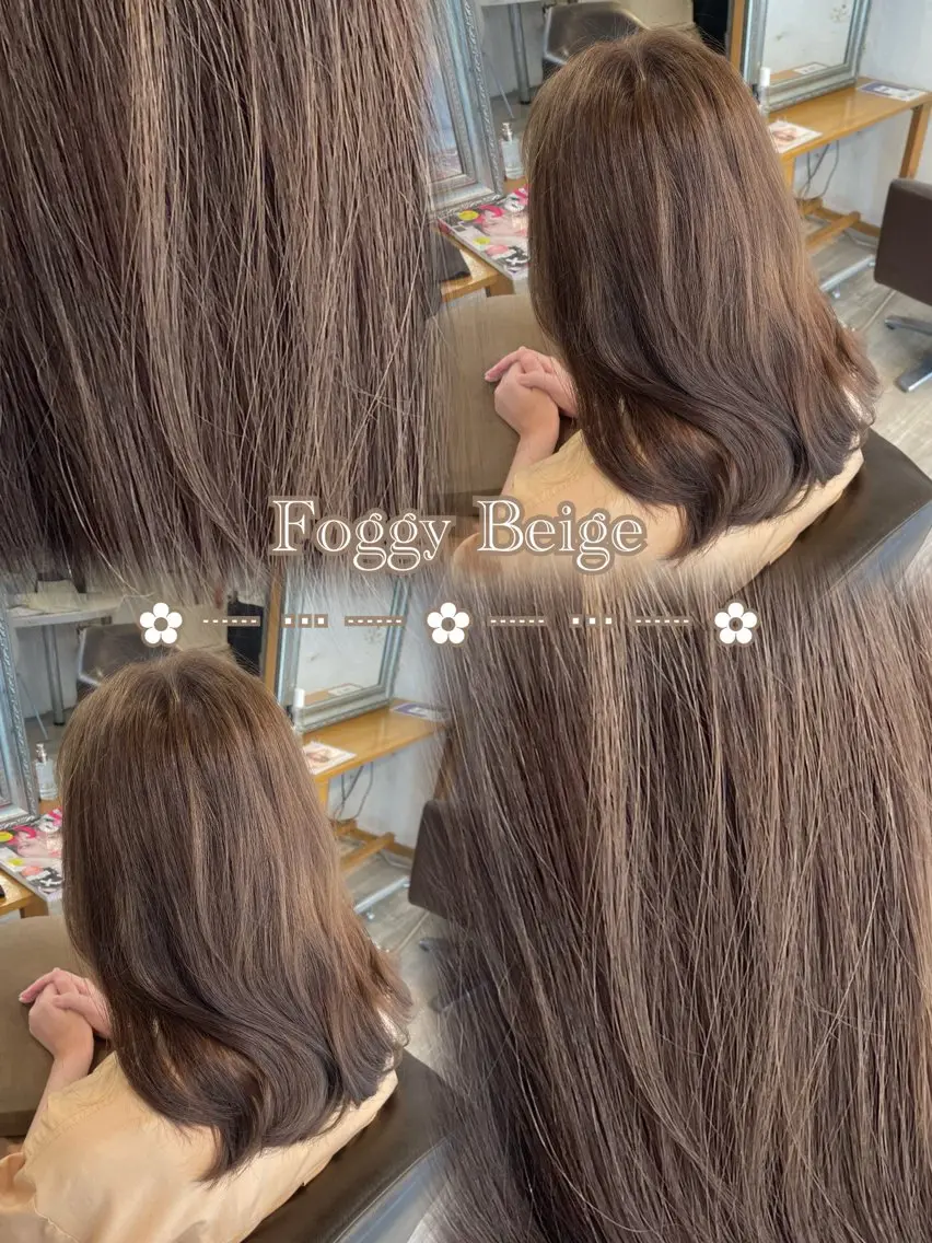 セミロング 千野 優由のヘアスタイル