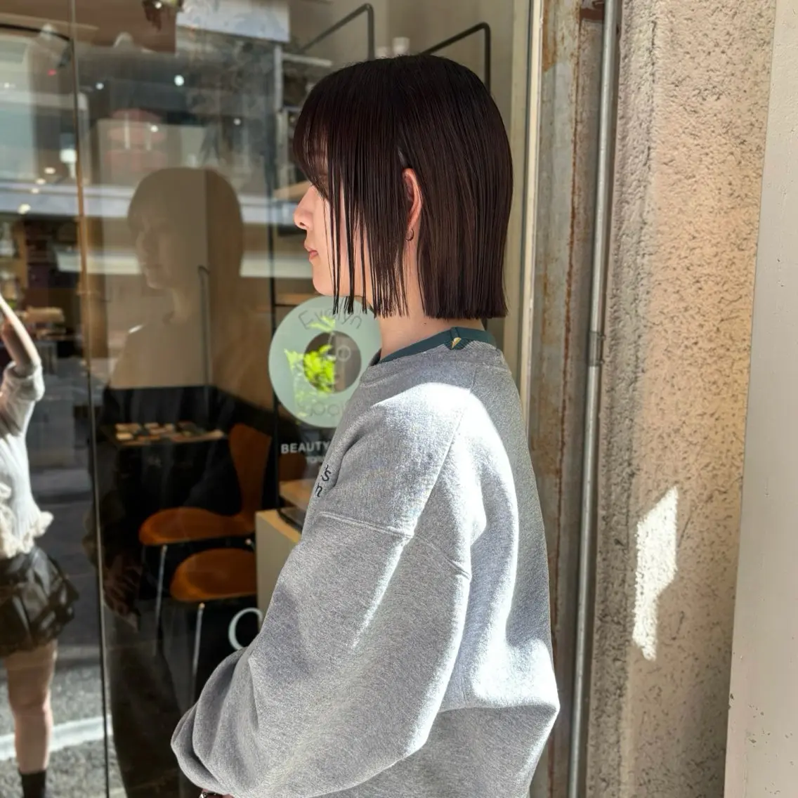 ショート ボブ カット トリートメント 芦刈 咲来のヘアスタイル