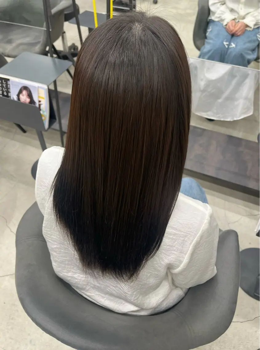 【透明感カラー💎】ダメージ減カラー+1TR✨の写真