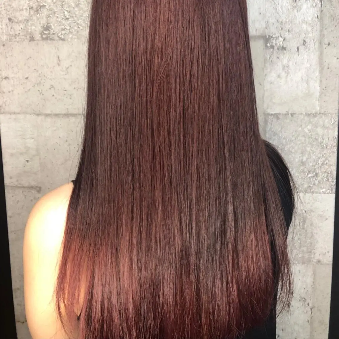 セミロング カラー PANOL 秀島のヘアスタイル