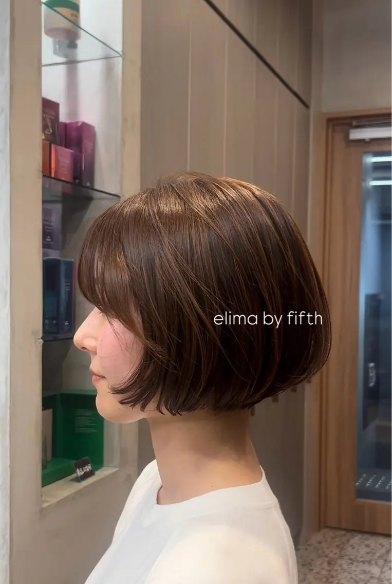 ショート しずく🤍🧸 / fifthパーマのヘアスタイル