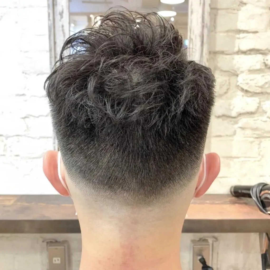 ショート メンズ カット メンズ/フェード/ バーバー/盛山大地のヘアスタイル
