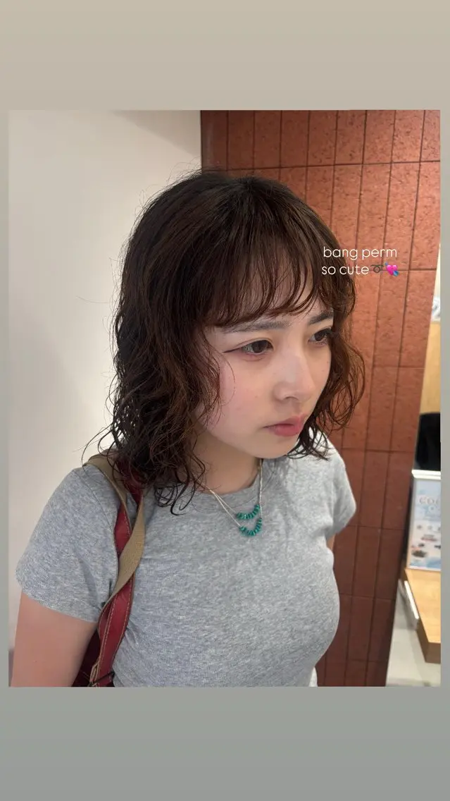 ポイントパーマ🧶✨の写真
