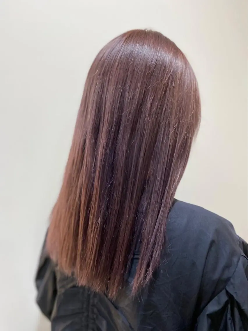 🍀予約No.1🍀　カット＋艶カラー【イルミナカラーorN.カラー】＋ケア剤の写真