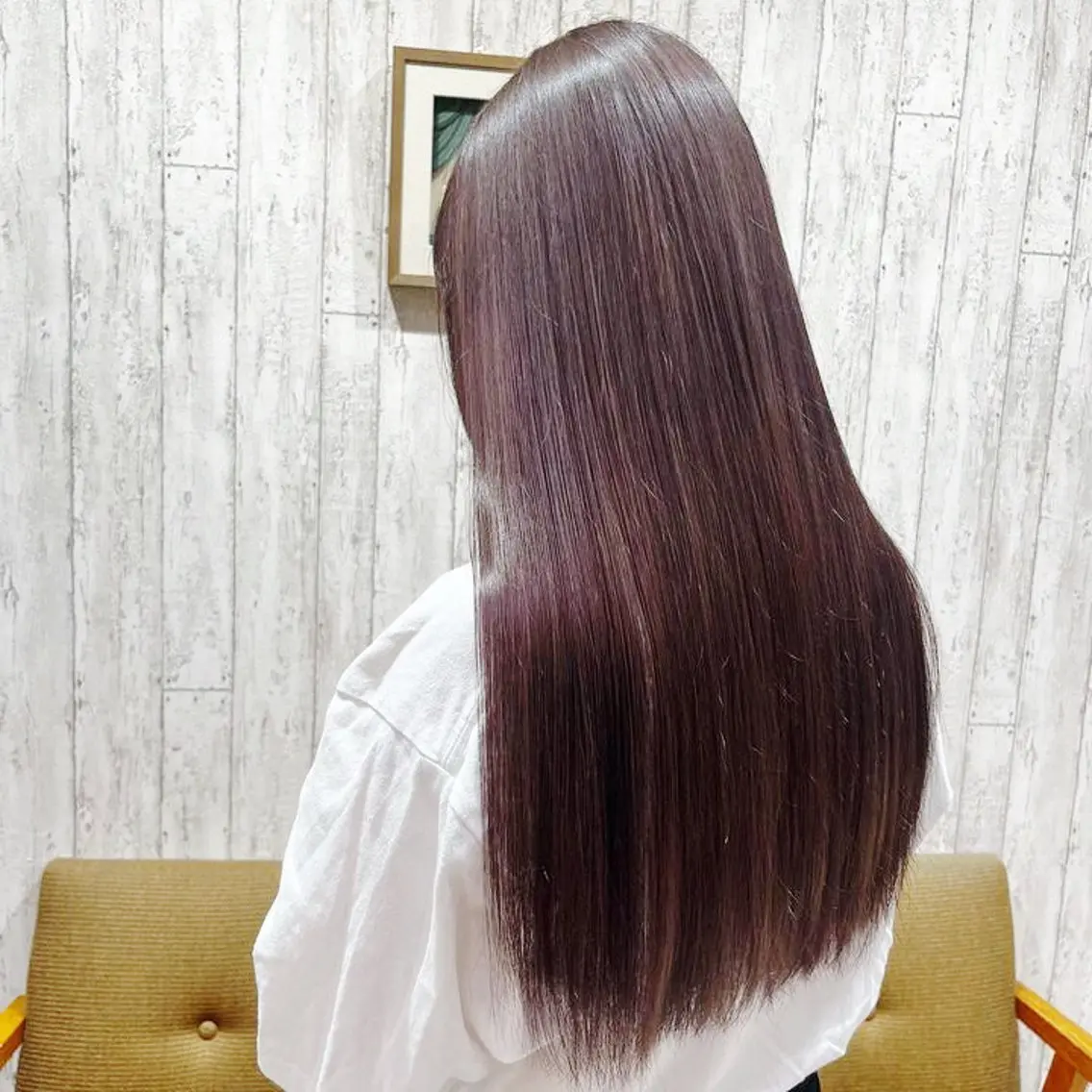 ロング カラー ベージュカラー 黒髪 ブラウンカラー 透明感カラー ラベンダーカラー Mizuki 🐰🌟のヘアスタイル