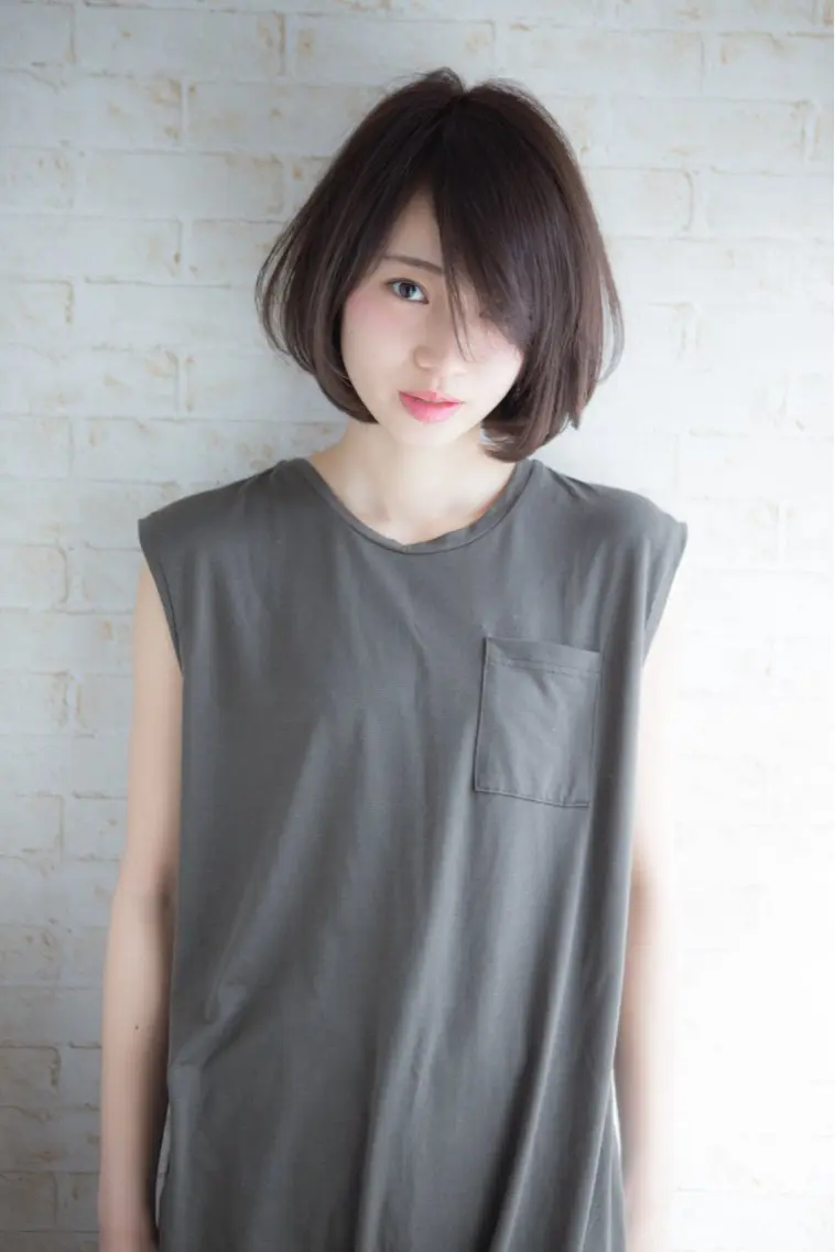 ショート 須賀 知穂のヘアスタイル