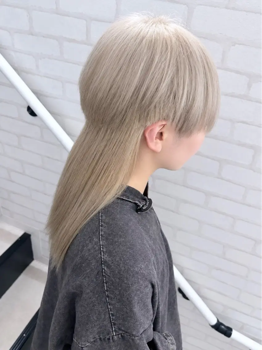 ブリーチ+フルカラーの写真
