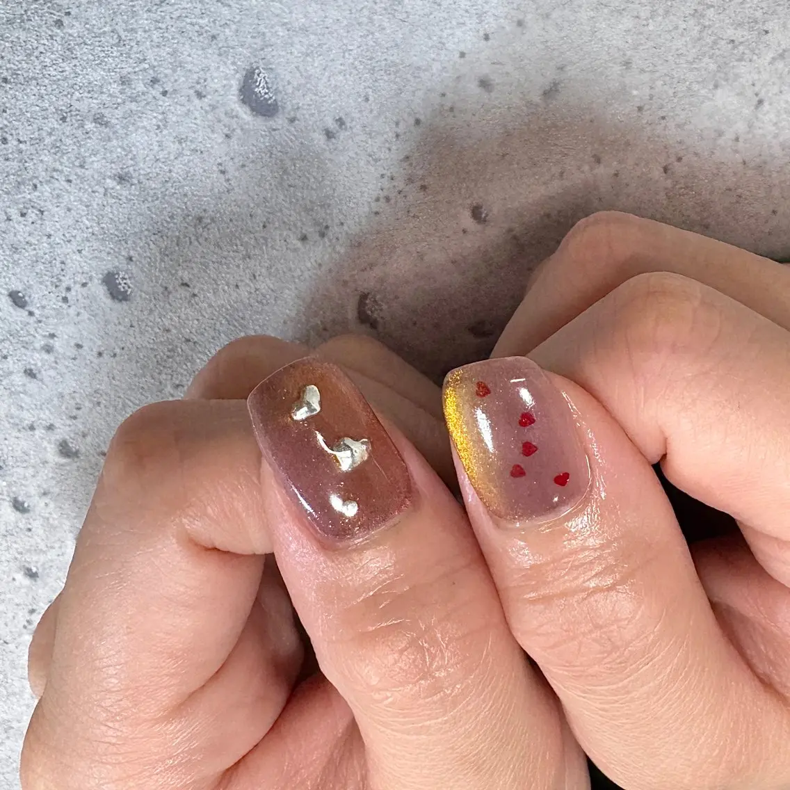 ネイル ハンドネイル pointillé .ayaのネイルデザイン