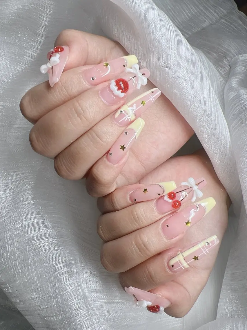 ネイル 長さ出し グラデーション キラキラネイル マグネットネイル ニュアンスネイル Lee Nails チップ長さだし専門店のネイルデザイン