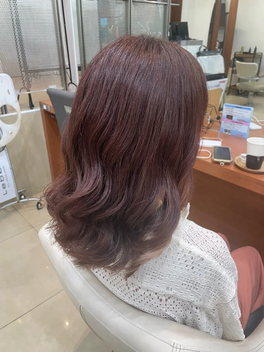 ミディアム カラー 🌕レイヤーカット/ ショート/松本🌕のヘアスタイル