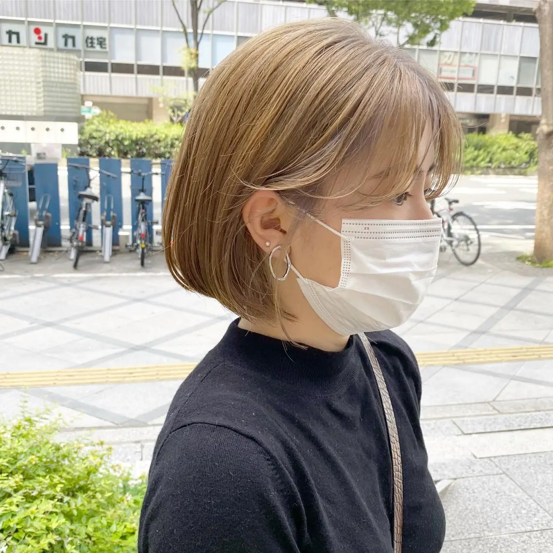 ショート 前川 朋香のヘアスタイル