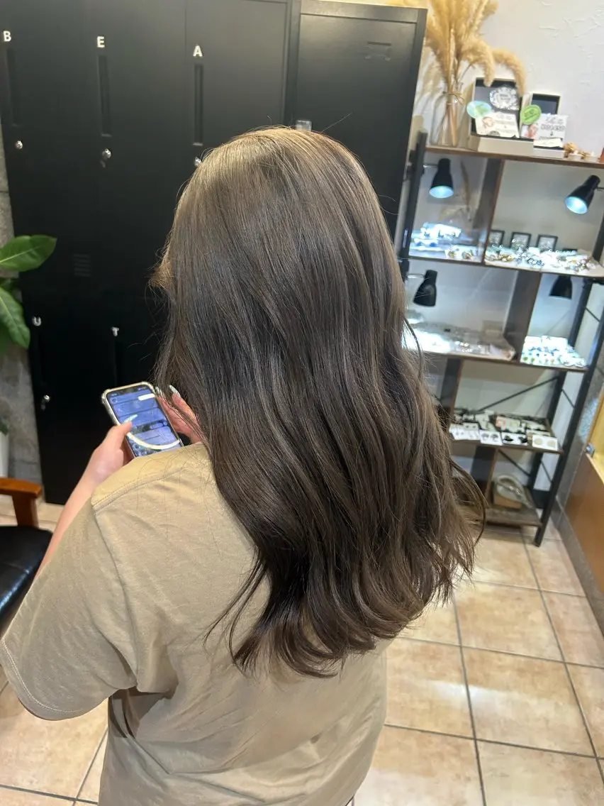 ロング ヘアカラー 西田辺/ タカスナオヤのヘアスタイル