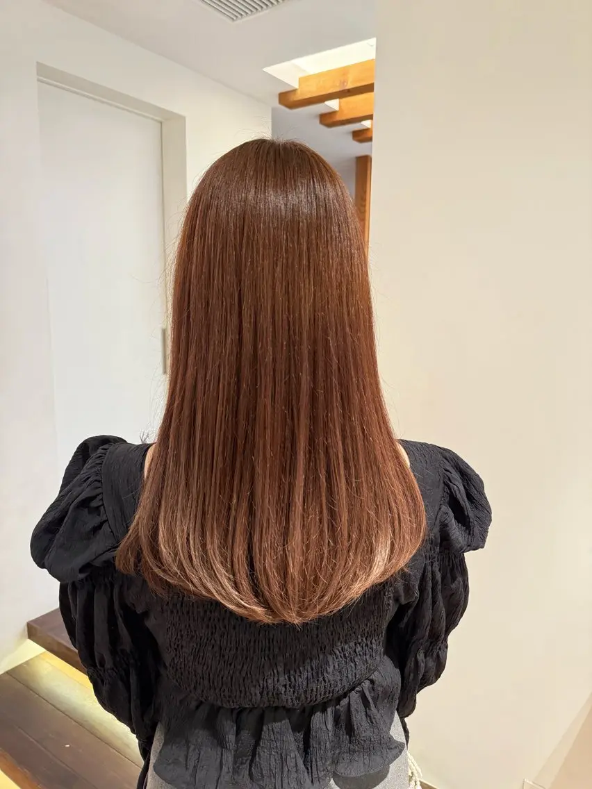 セミロング ヘアカラー トリートメント ヘッドスパ パーマ無料モデル様 募集中💖ゆりのヘアスタイル