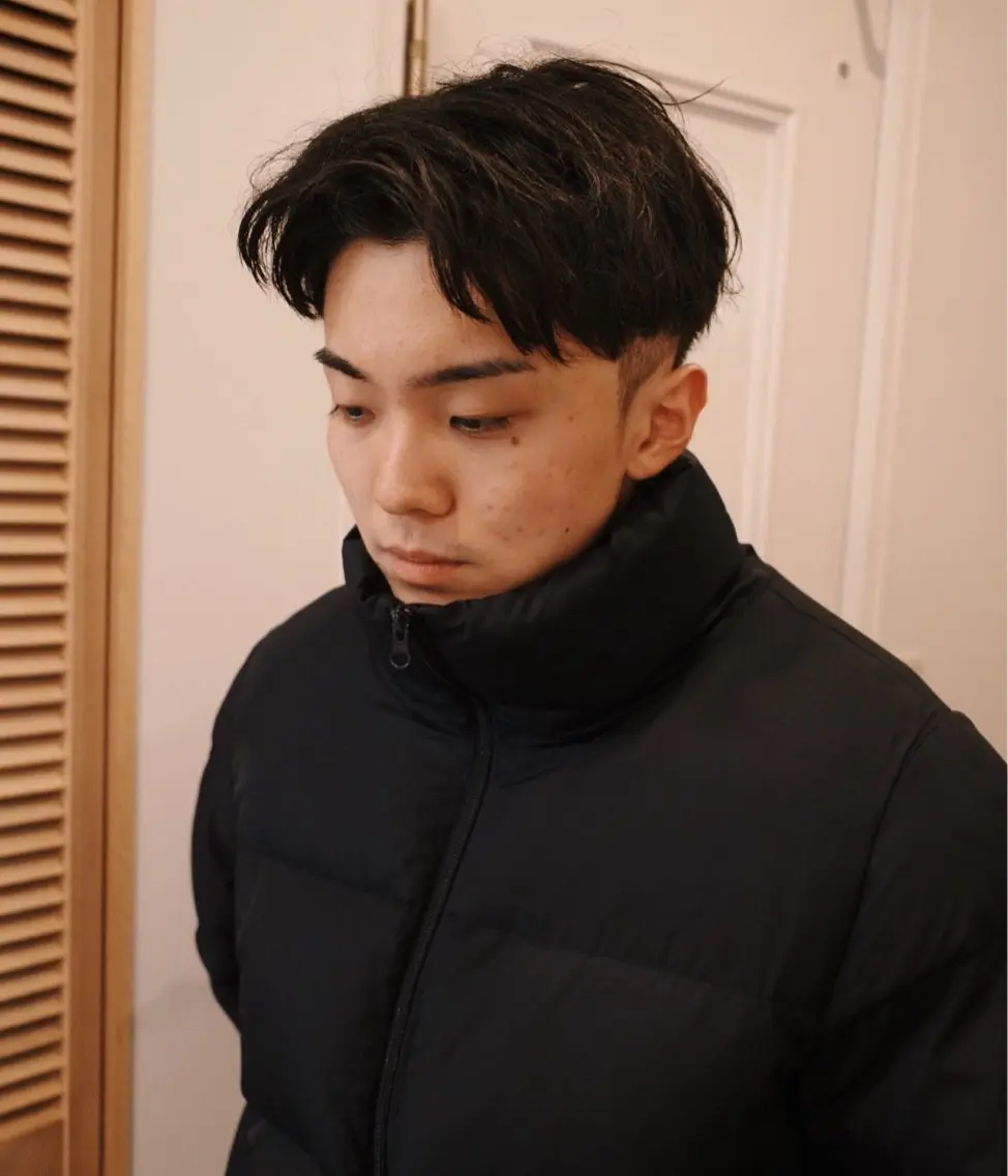 メンズ カット BROWN メンズヘアサロンのヘアスタイル
