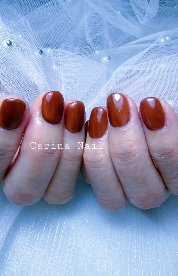 ネイル ワンカラーネイル Carina Nailのネイルデザイン