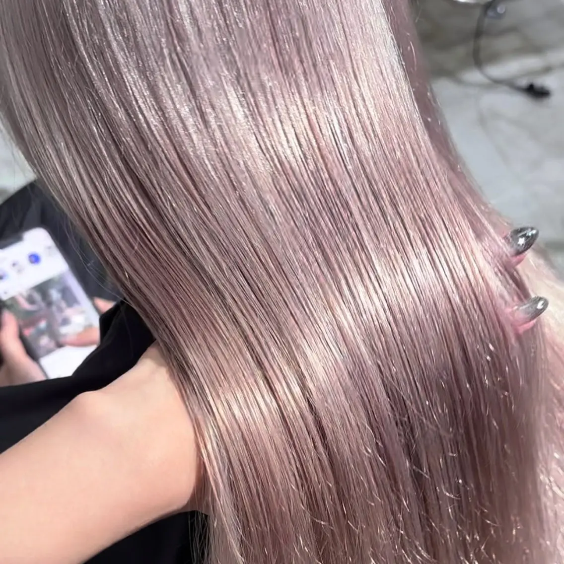 ロング カラー メイ ☪️のヘアスタイル