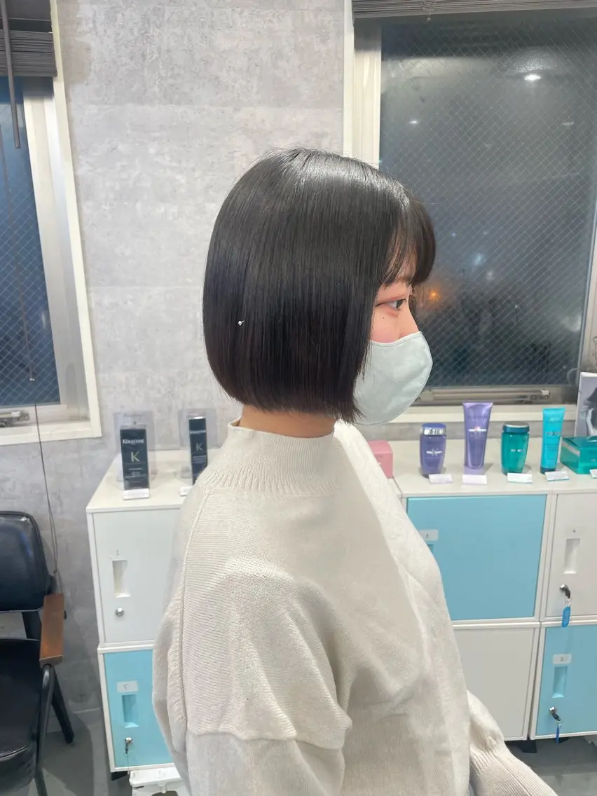 ショート ♡似合わせ ♡ハイトーン♡のヘアスタイル