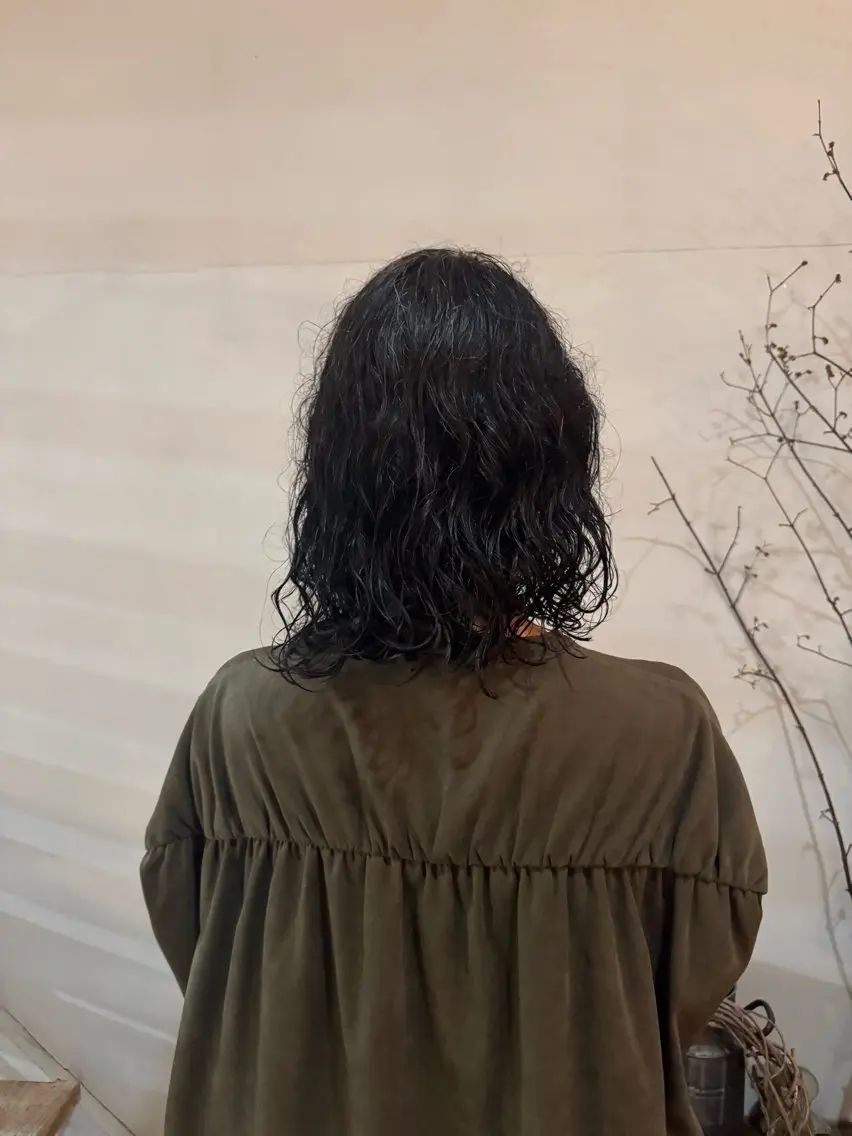 ミディアム 梶原 悠矢のヘアスタイル