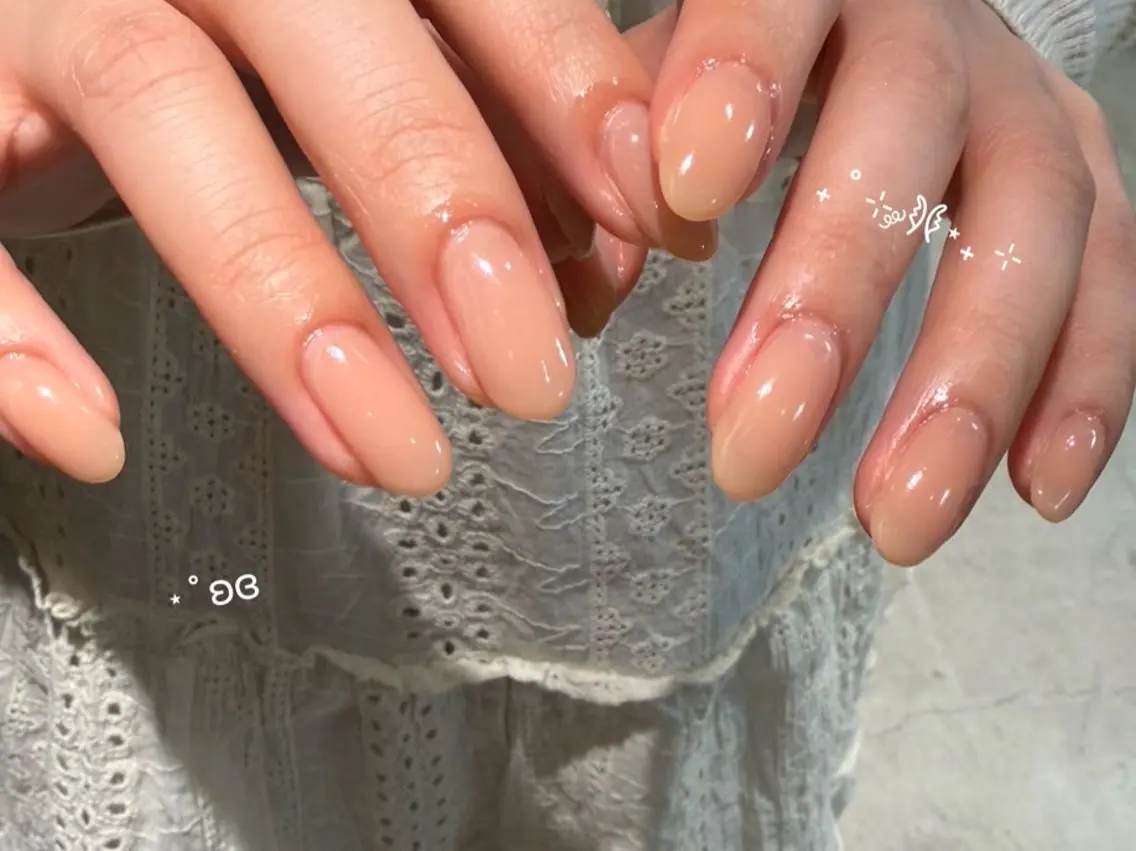 ネイル ワンカラーネイル sugihara yuiのネイルデザイン