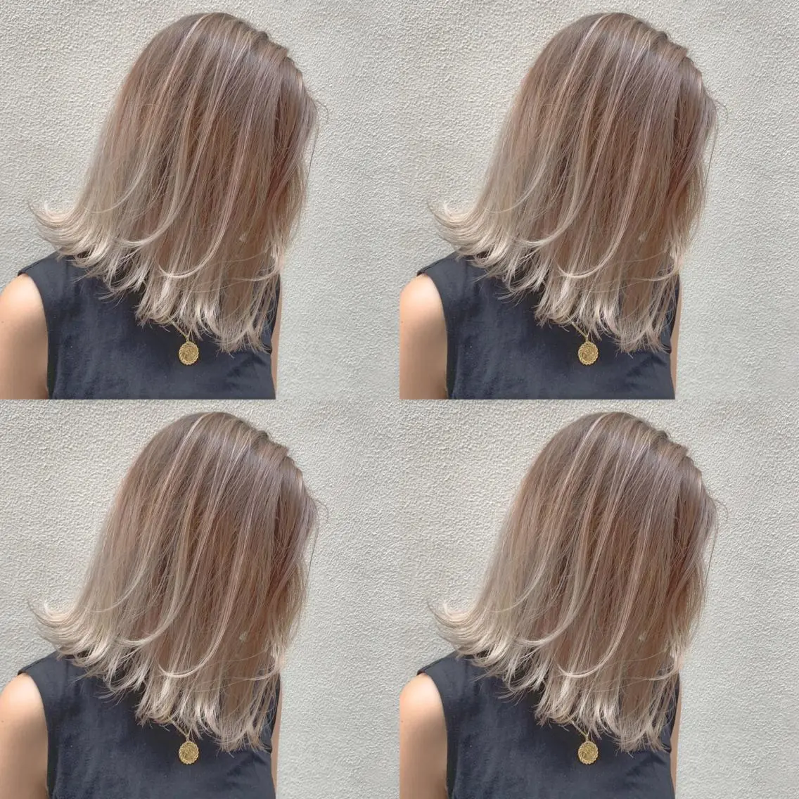 ミディアム ヘアカラー Selene hair OSAKAのヘアスタイル