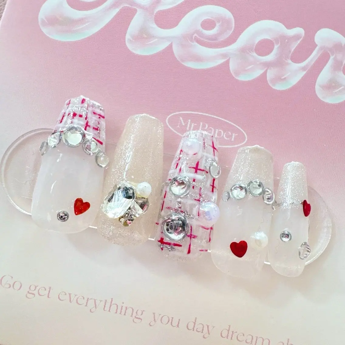 ネイル ハンドネイル MignonReve ♡EIMI🌈のネイルデザイン