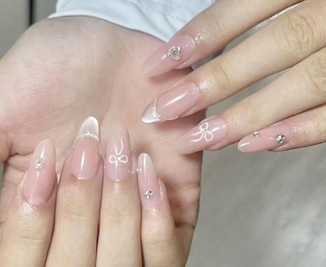 ネイル ハンドネイル By moonネイル 🌷ワンホン/韓国風のネイルデザイン