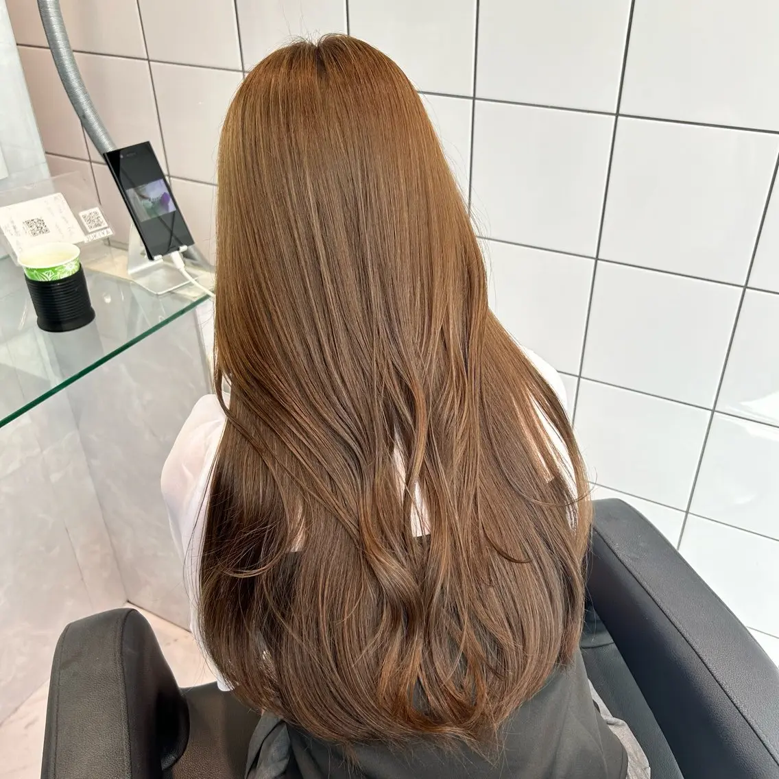 ロング カラー ヘアカラー トリートメント 表参道/透明感カラー /暗髪/ジュキヤのヘアスタイル