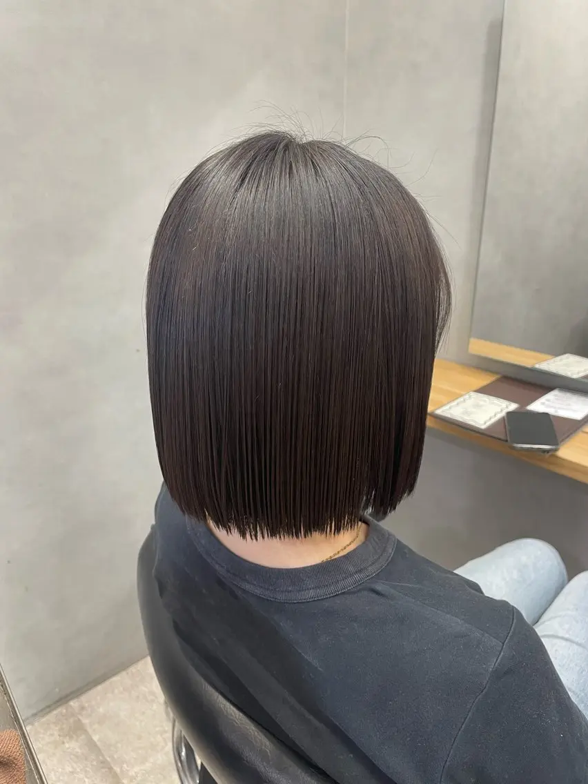 ショート カラー ブラウンカラー 綾女｜ 暖色カラー🥀❤️のヘアスタイル
