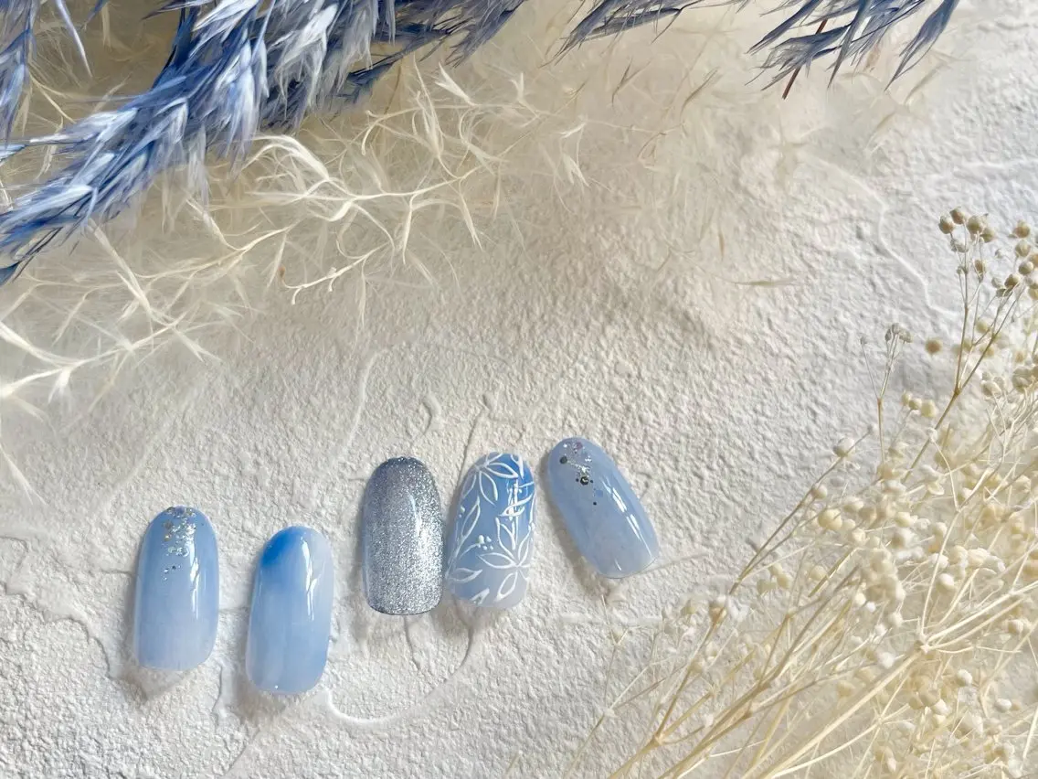 ネイル ジェルネイル マグネットネイル パラジェル 春ネイル バレンタイン ハンドネイル kiki nail &brow二子玉川の眉毛・アイブロウイメージ