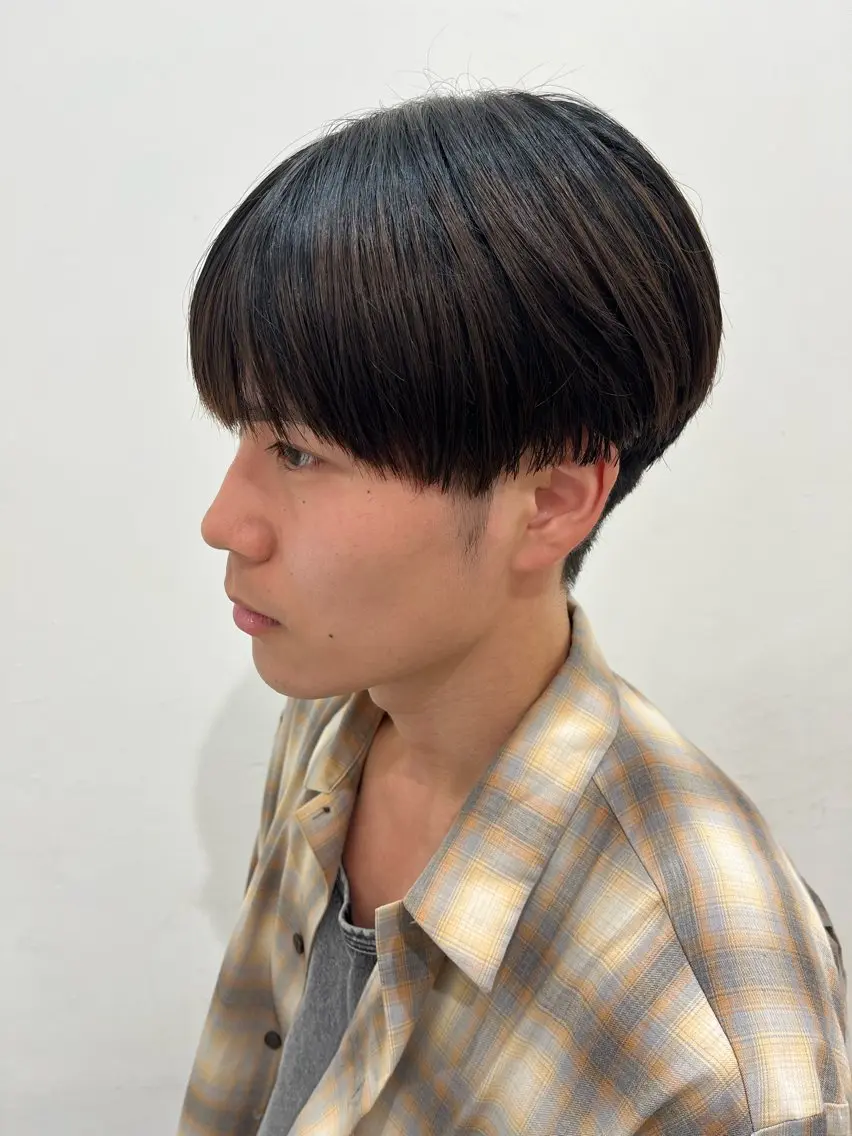 メンズ マッシュ シースルーマッシュ 宇都宮 そらのヘアスタイル