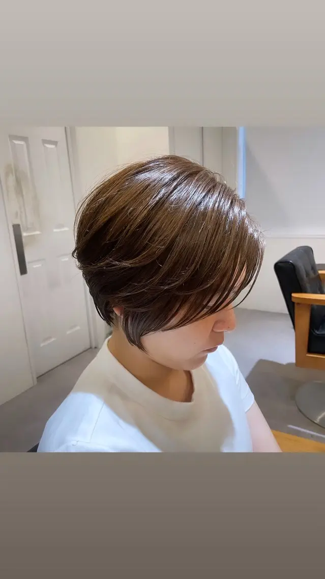 ショート ショートボブ ボブ ショートヘア L.E.M泉中央店長 小野寺優斗のヘアスタイル