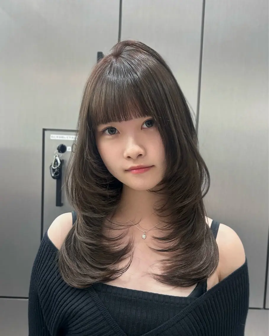 ロング レイヤーカット 大人レイヤー/艶美髪 🇺🇸TOMONAのヘアスタイル