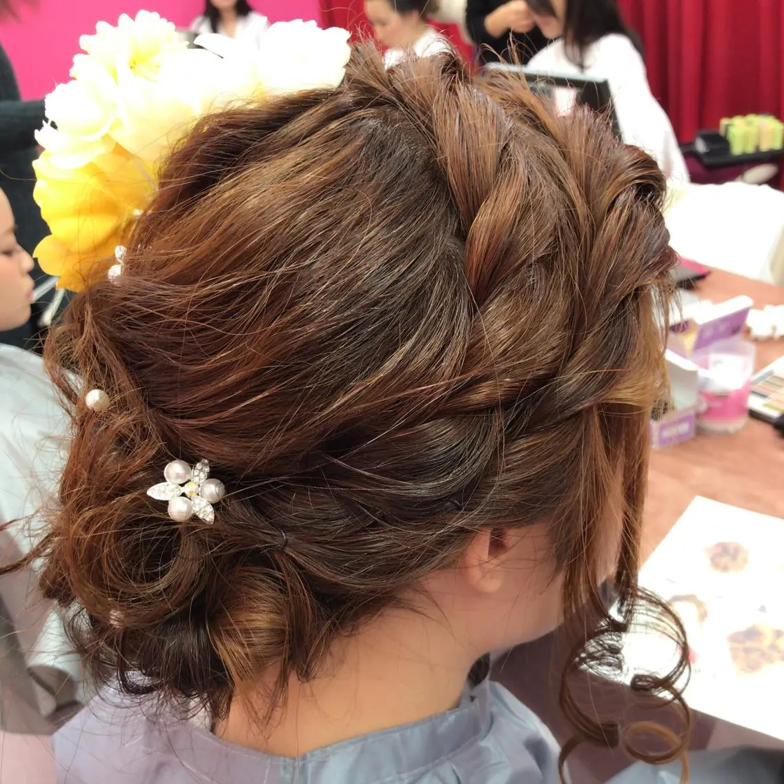 ヘアセット通常の写真