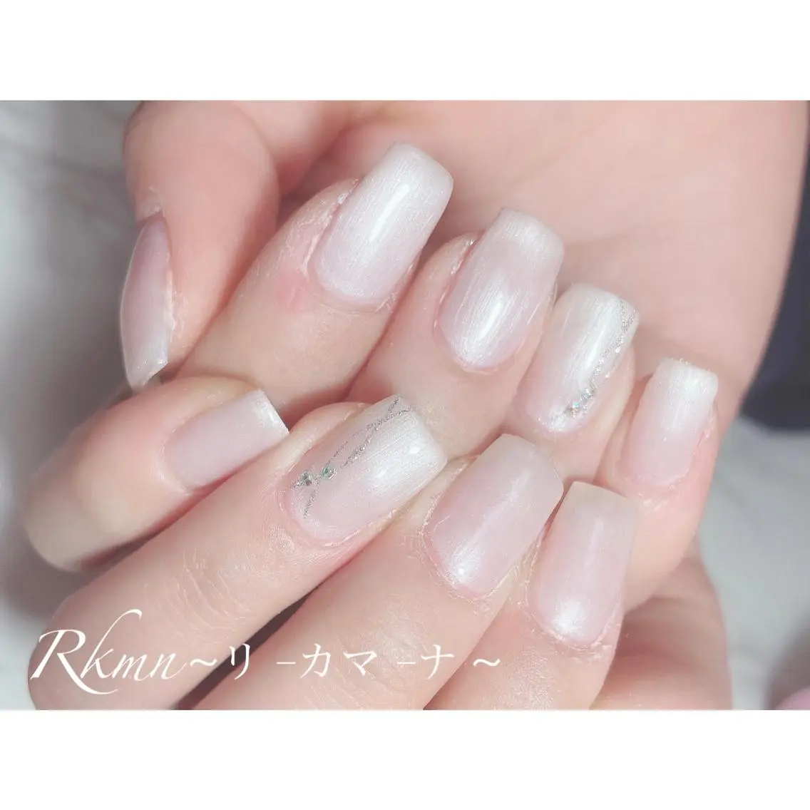 ネイル アートネイル フレンチネイル ジェルネイル グラデーション シンプルネイル ハンドネイル フットネイル ハンドケア Rkmn ~リ-カマ-ナ~のネイルデザイン