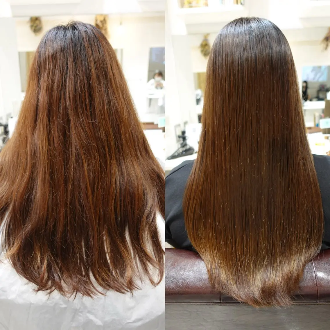ロング 髪質改善 縮毛矯正 トリートメント 酸性ストレート 酸熱トリートメント 薗部 創生のヘアスタイル