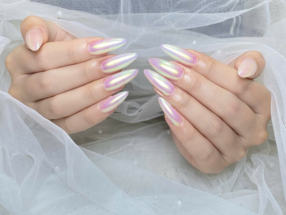 ネイル 長さ出し ジェルネイル 韓国ネイル マグネットネイル 持ち込み ハンドネイル SHE NAILのネイルデザイン