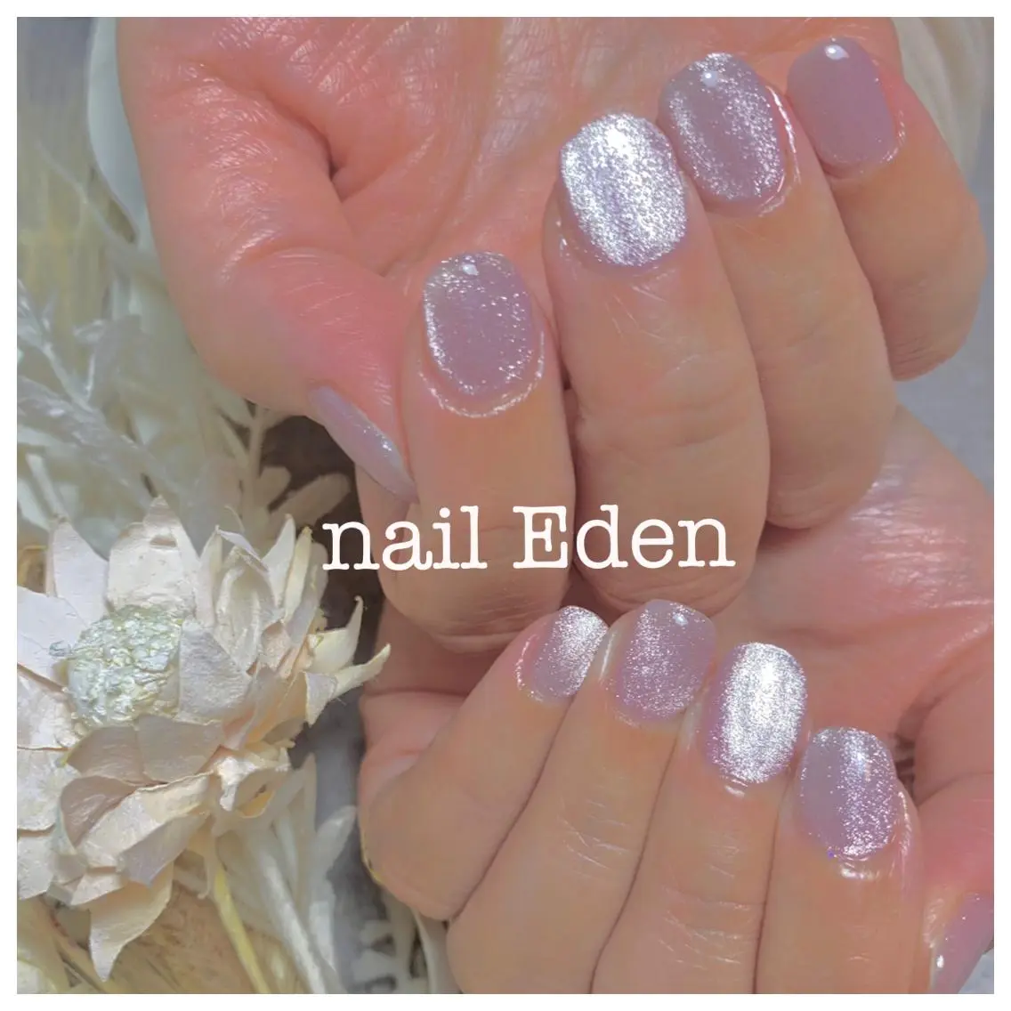 ネイル マグネットネイル 春ネイル Eden ♾️のネイルデザイン