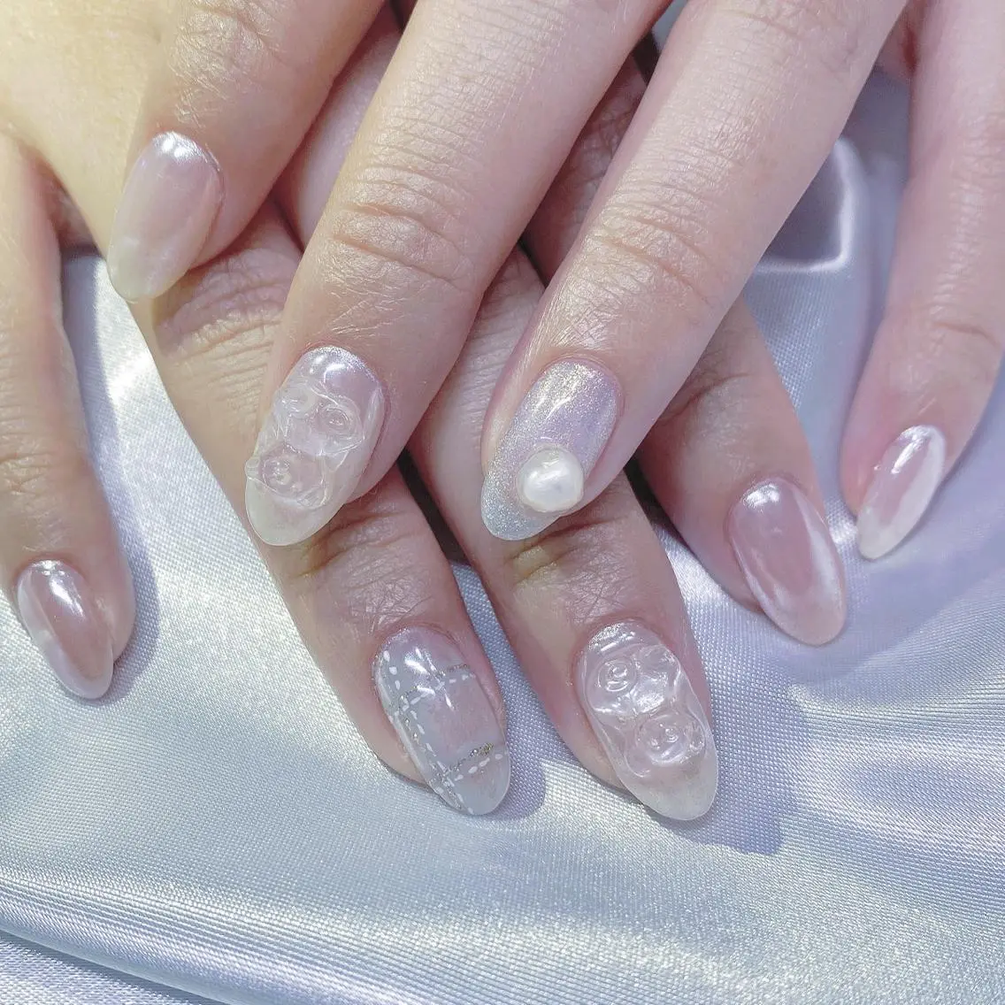 ネイル crystal ⭐︎ colorのネイルデザイン