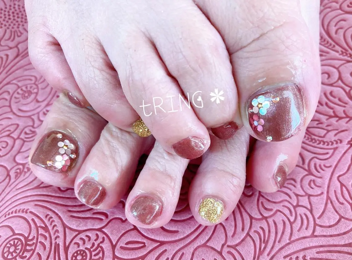 ネイル フットネイル tRING* しいの木台のネイルデザイン