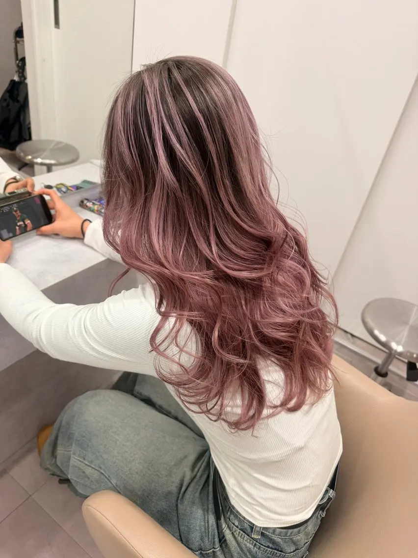 ロング カラー 店長 小池アキトのヘアスタイル