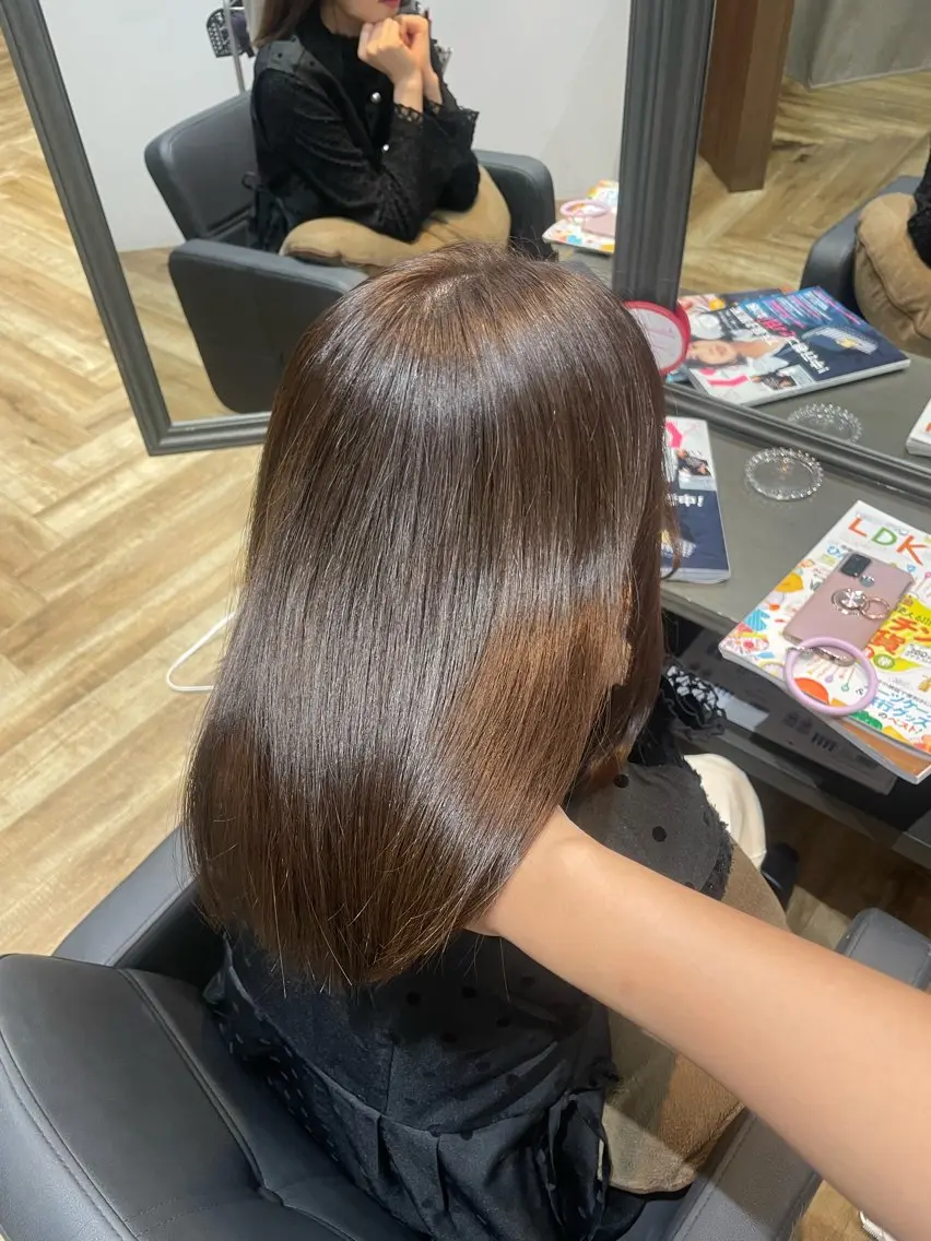 ミディアム 《ショートモデル》 服部未夢のヘアスタイル