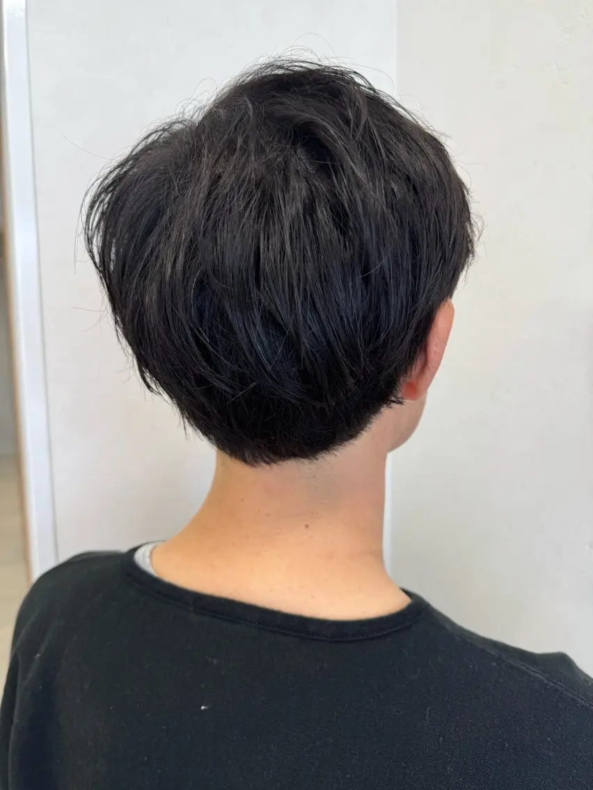 ショート メンズ カット パーマ/ハイトーン /吉田眞のヘアスタイル