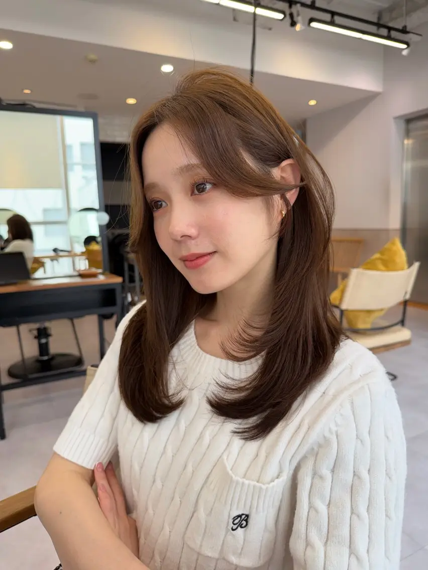 セミロング カット 🌈ショート大募集中 銀座sandノスケのヘアスタイル