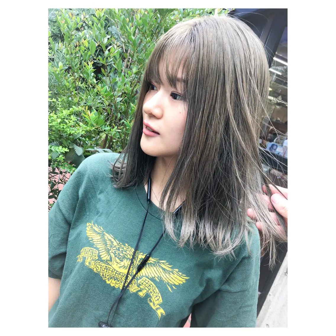 ミディアム カラー ブリーチ カット ヘアカラー トリートメント ヘアセット センスをお届けします 大谷将生infpのヘアスタイル