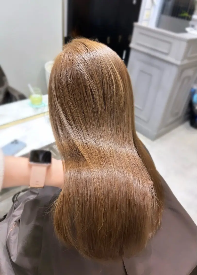 【ご新規様限定】ブリーチなしダブルカラー⭐️✨💫潤いトリートメントサービス🫧の写真