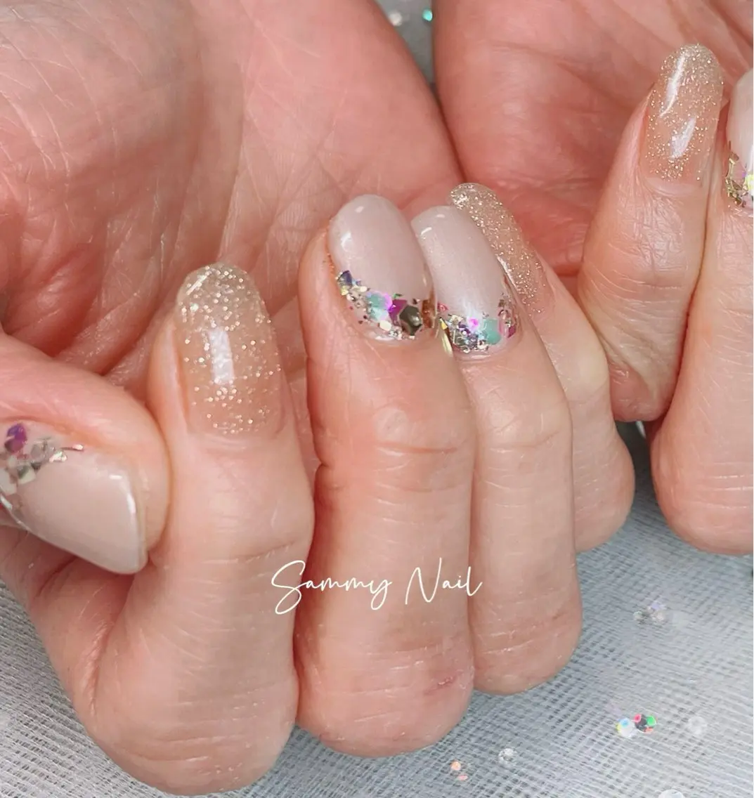 ネイル キラキラネイル ハンドネイル Sammy Nailのネイルデザイン