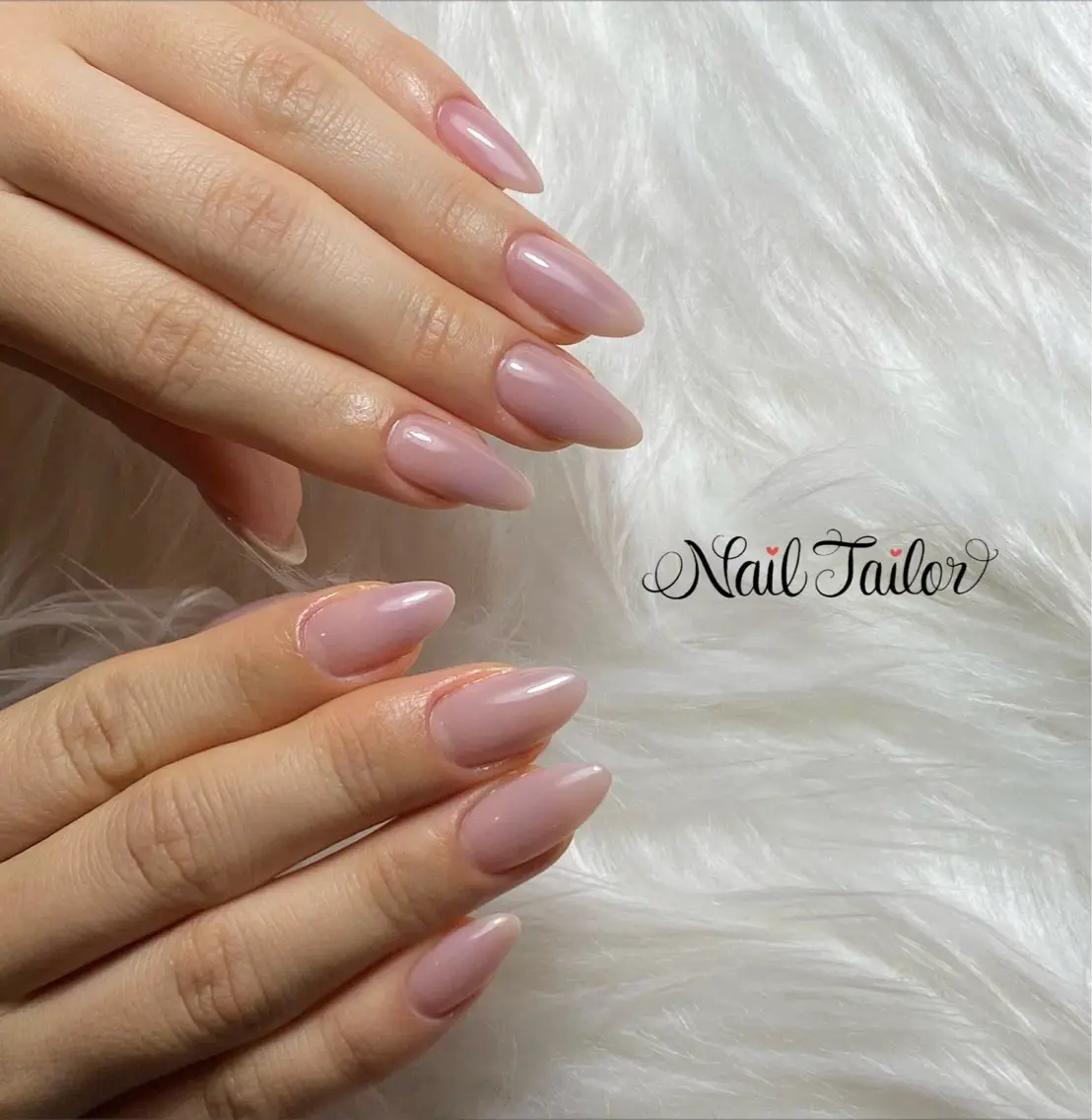 ネイル ジェルネイル グラデーション ロングネイル オフィスネイル ピンク ハンドネイル NailTailor ネイルテイラーのネイルデザイン