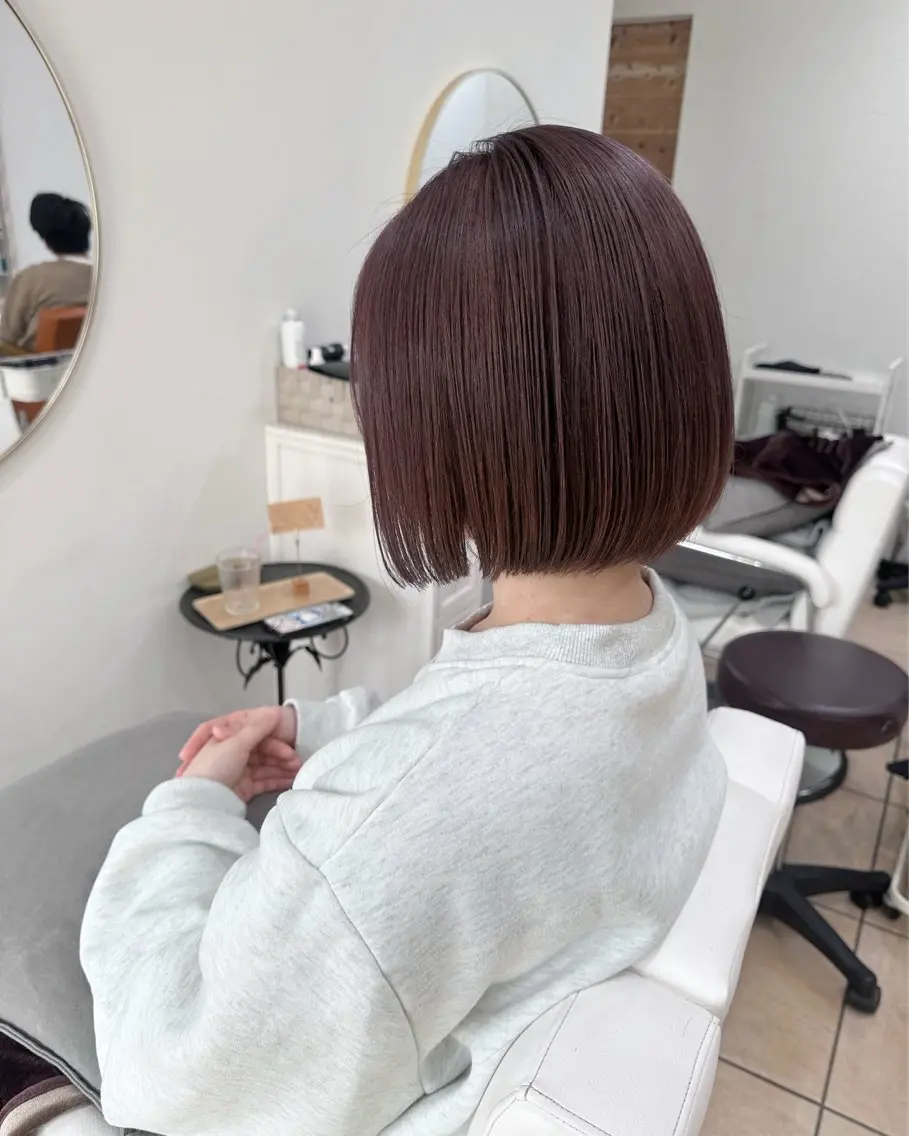 ショート カット ヘアカラー トリートメント ＨＩ ROのヘアスタイル
